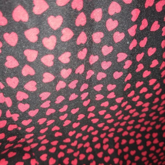 Heartbreaker heart patterned A-line dress VGUC size M - Picture 5 of 5